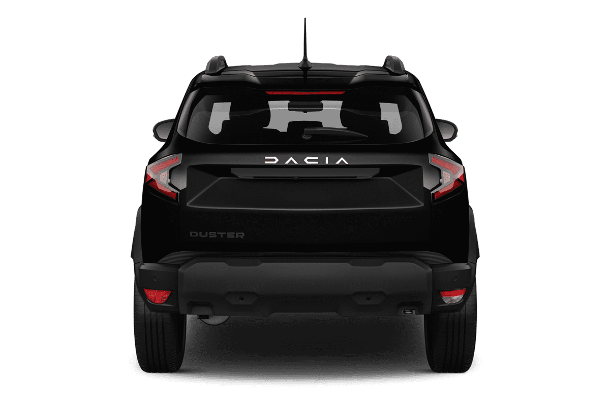 Heckansicht eines Dacia Duster 