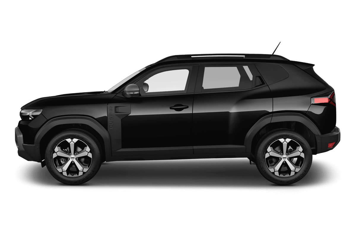 Seitenansicht eines Dacia Duster 