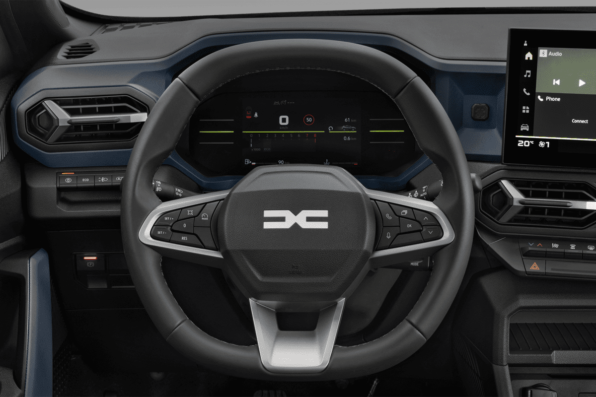 Lenkrad eines Dacia Duster 