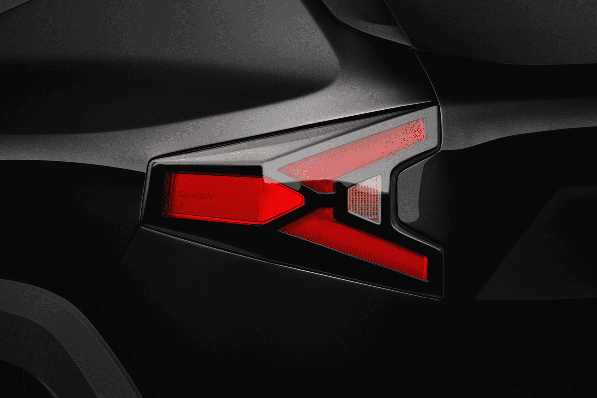 Heckleuchten eines Dacia Duster 