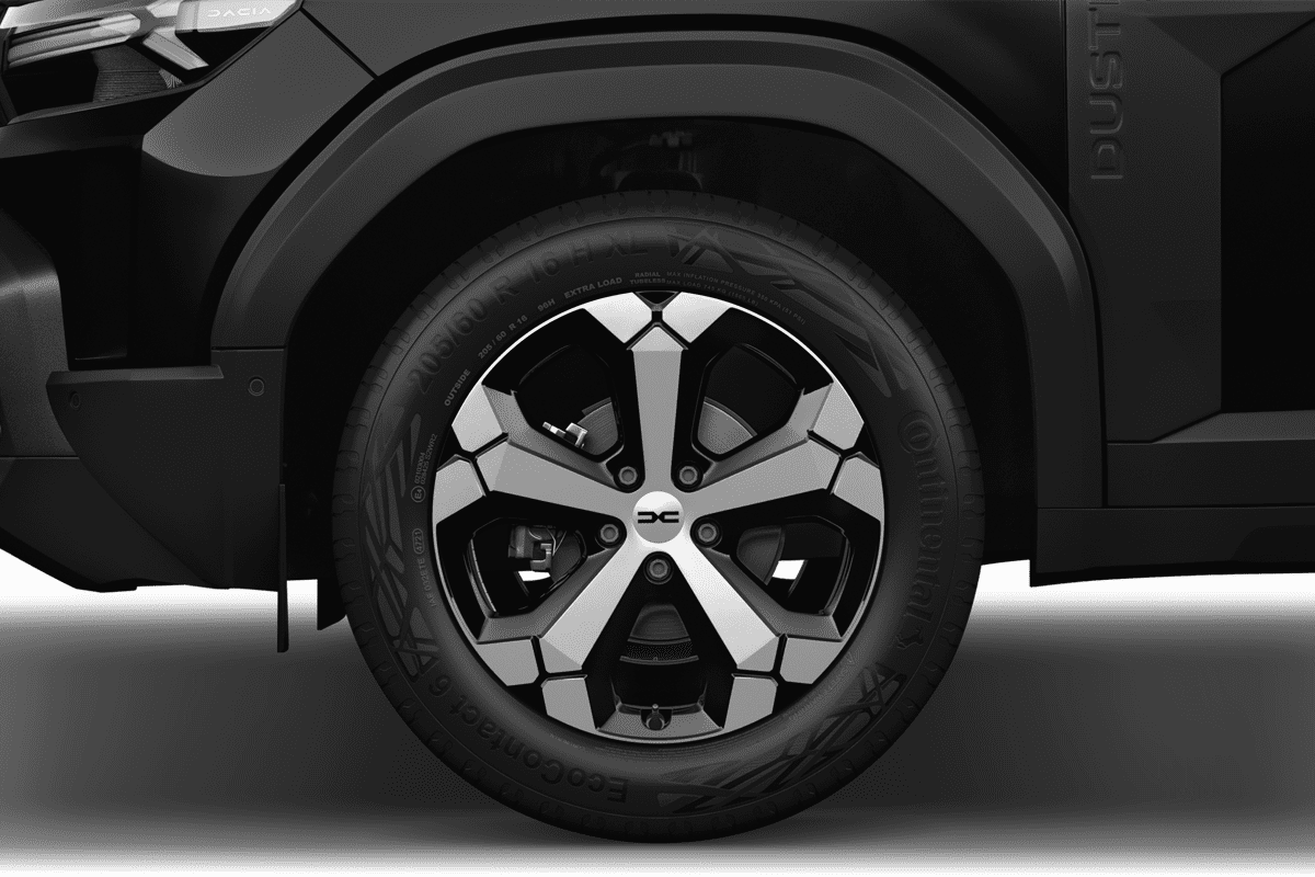 Radkappe oder Felge eines Dacia Duster 