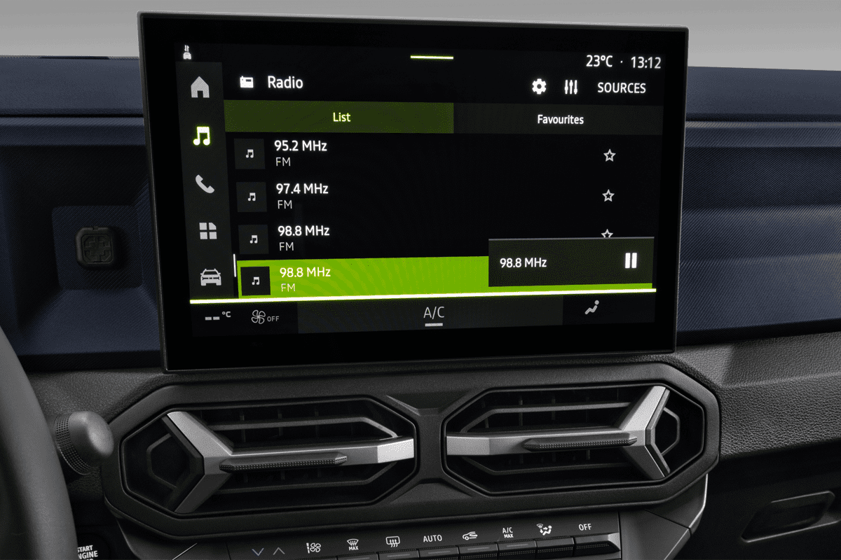 Audiosystem eines Dacia Duster 