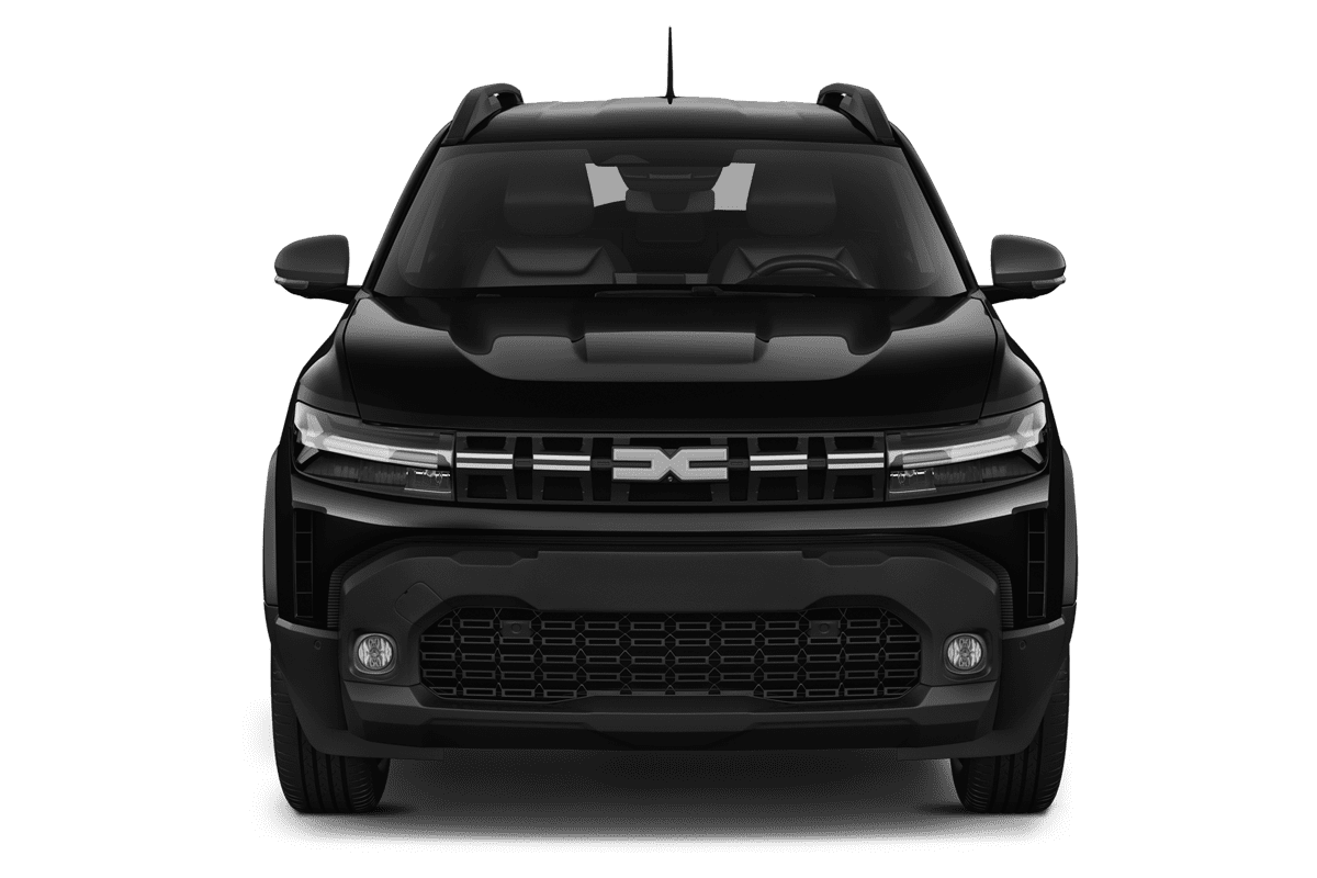 Frontansicht eines Dacia Duster , freigestellt