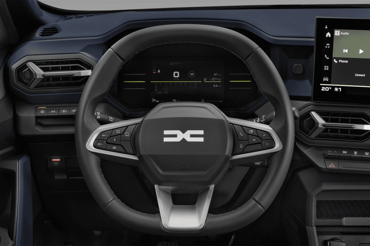 Lenkrad eines Dacia Duster 