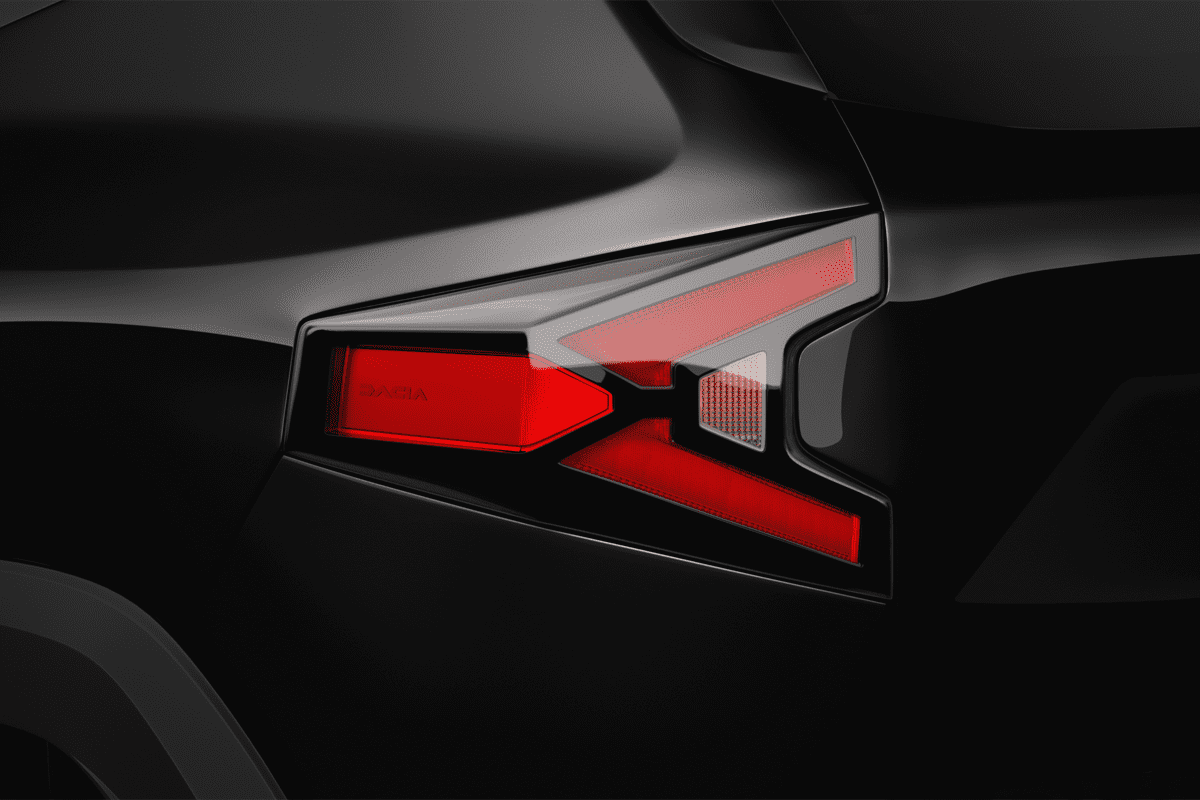 Heckleuchten eines Dacia Duster 