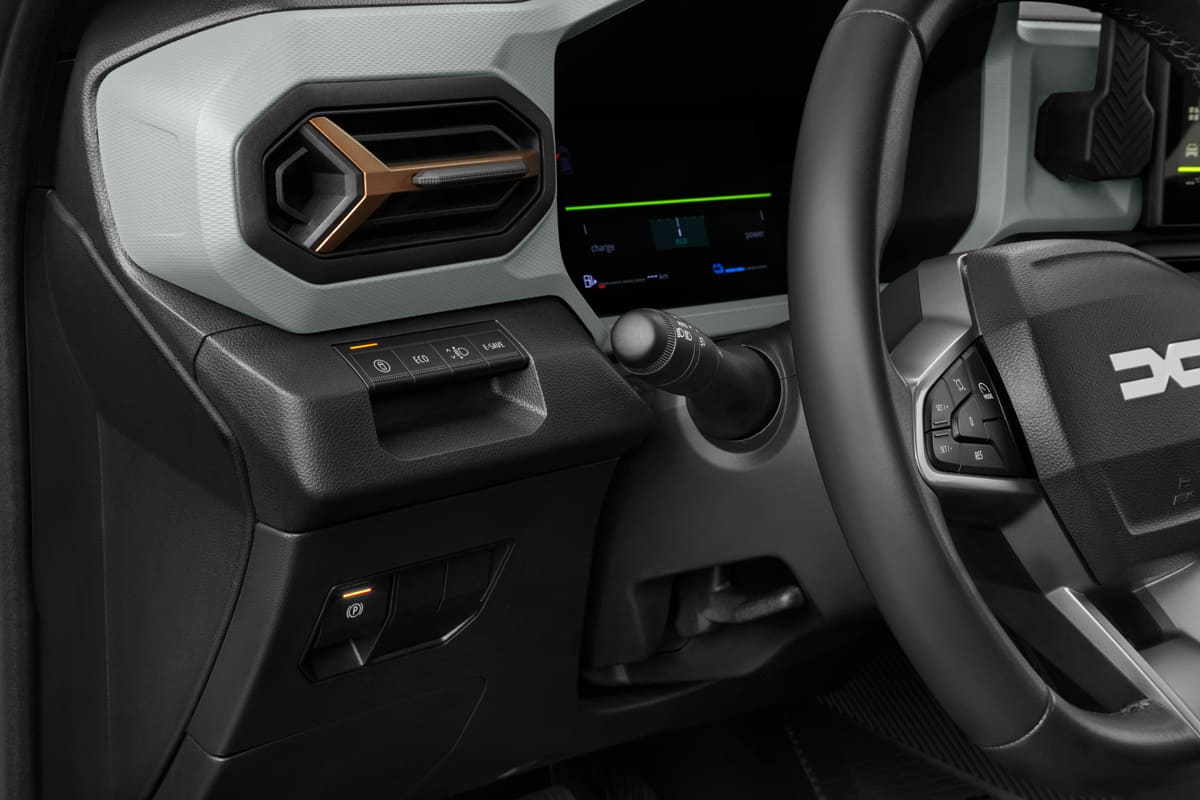 Lüftung eines Dacia Duster Hybrid 