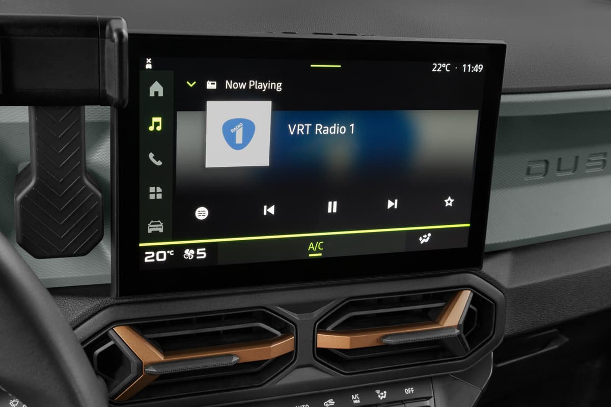 Audiosystem eines Dacia Duster Hybrid 