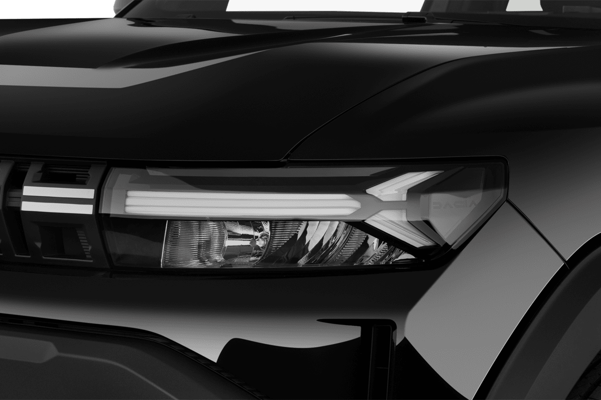Frontscheinwerfer eines Dacia Duster Hybrid 