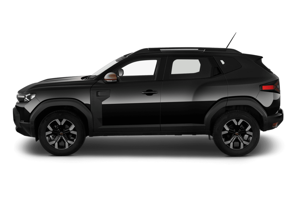 Seitenansicht eines Dacia Duster Hybrid 