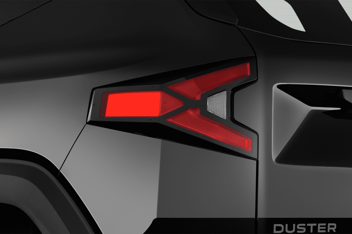 Heckleuchten eines Dacia Duster Hybrid 