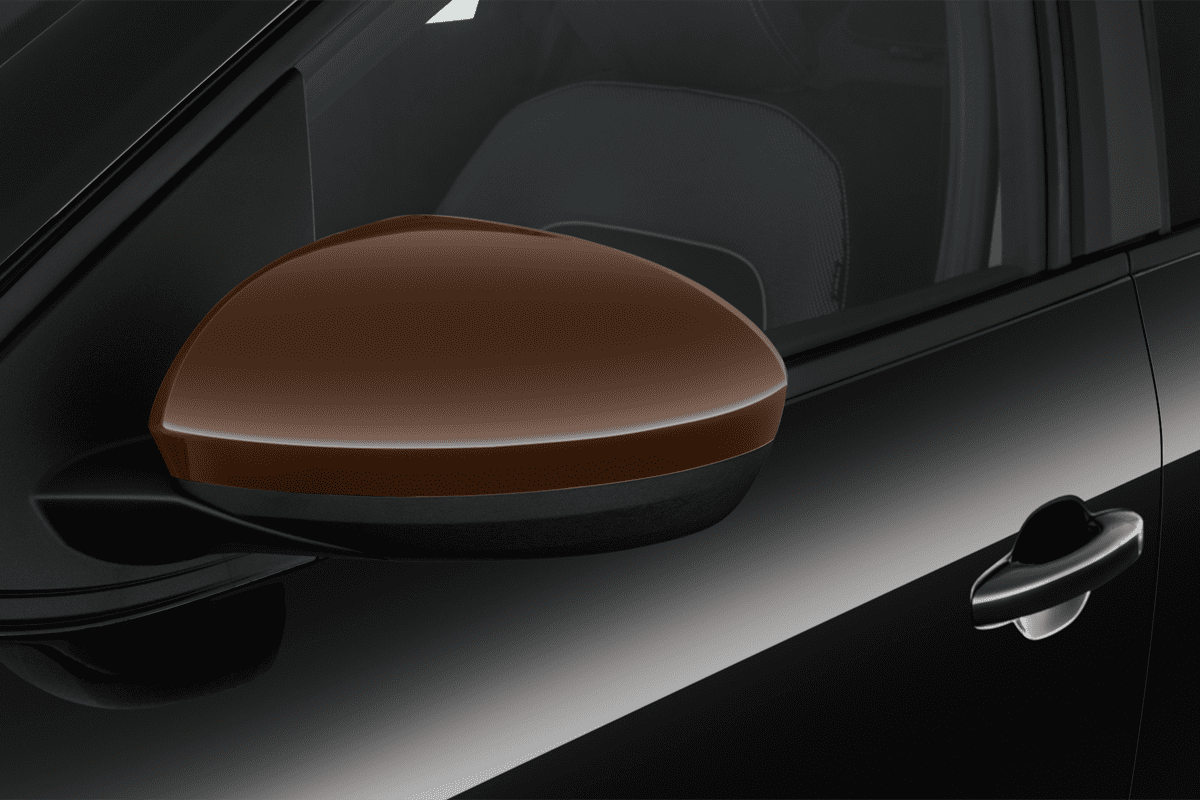 Rückspiegel eines Dacia Jogger