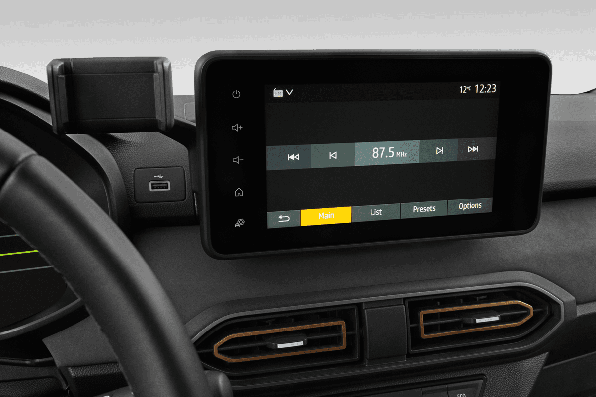 Audiosystem eines Dacia Jogger Hybrid