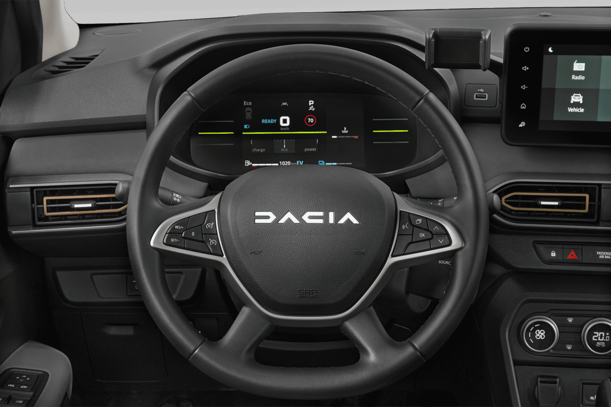 Lenkrad eines Dacia Jogger Hybrid