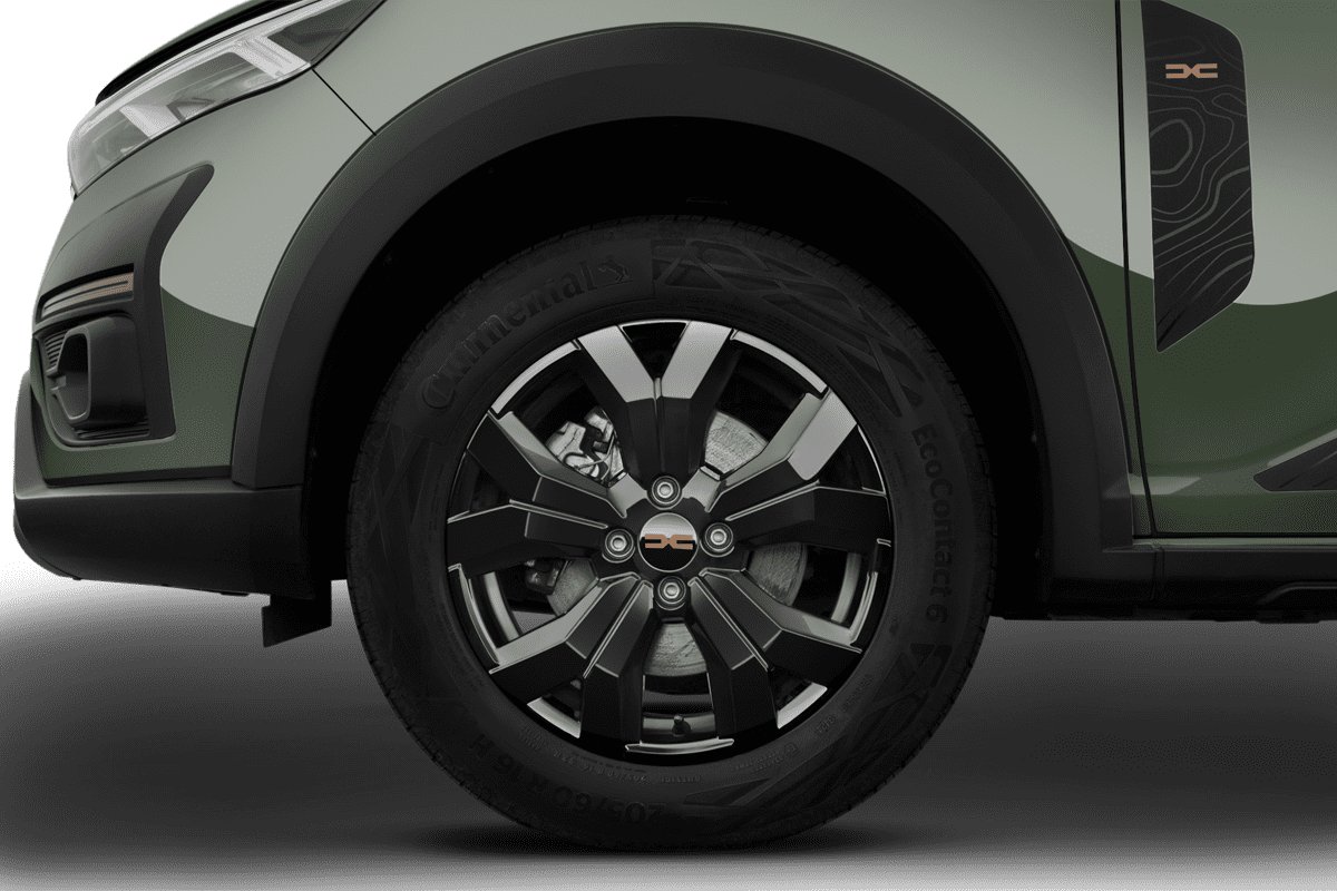 Radkappe oder Felge eines Dacia Jogger Hybrid