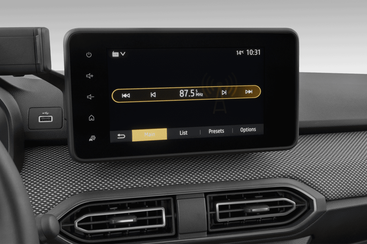 Audiosystem eines Dacia Sandero