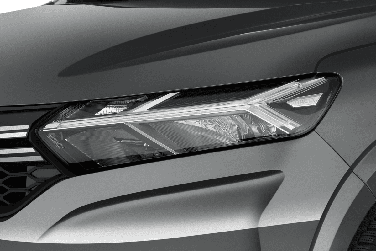 Frontscheinwerfer eines Dacia Sandero