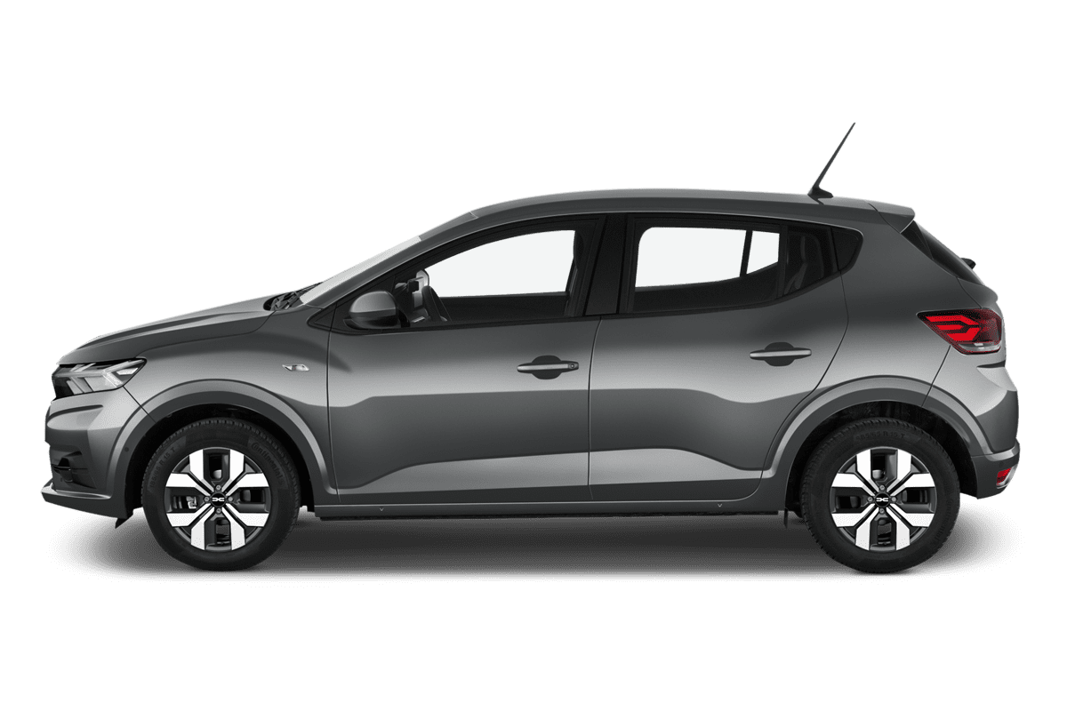 Seitenansicht eines Dacia Sandero