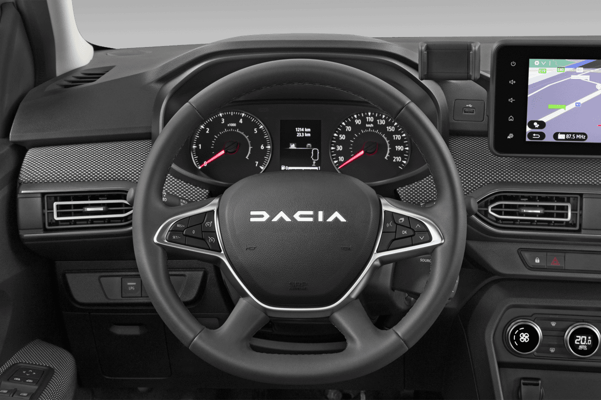 Lenkrad eines Dacia Sandero