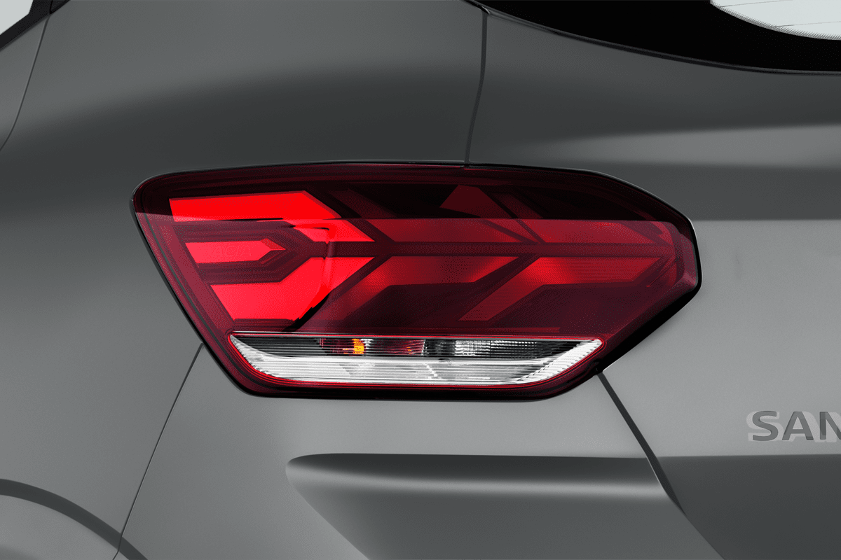 Heckleuchten eines Dacia Sandero