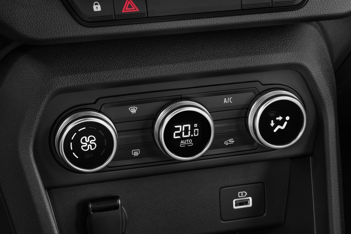 Klimasteuerung eines Dacia Sandero