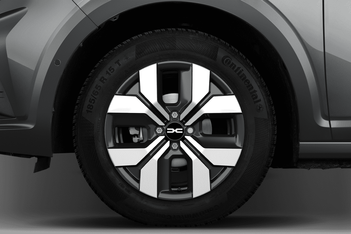 Radkappe oder Felge eines Dacia Sandero