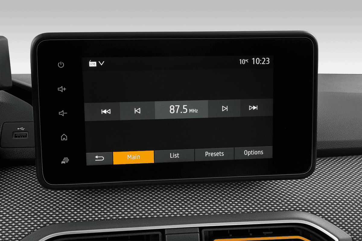 Audiosystem eines Dacia Sandero Stepway