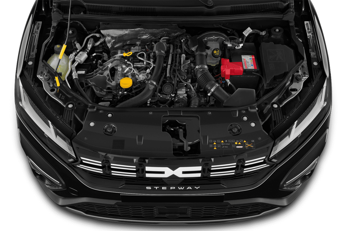Motorraum eines Dacia Sandero Stepway
