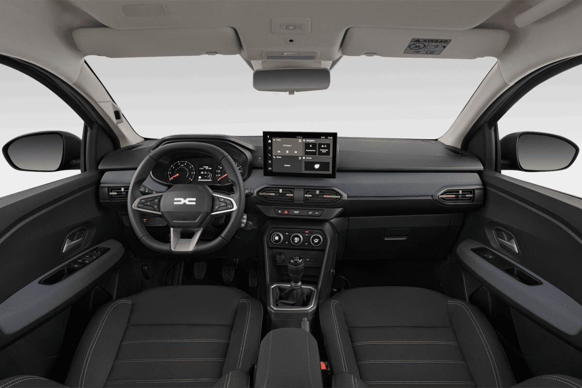 Armaturenbrett eines Dacia Sandero Stepway (KI-generiert)