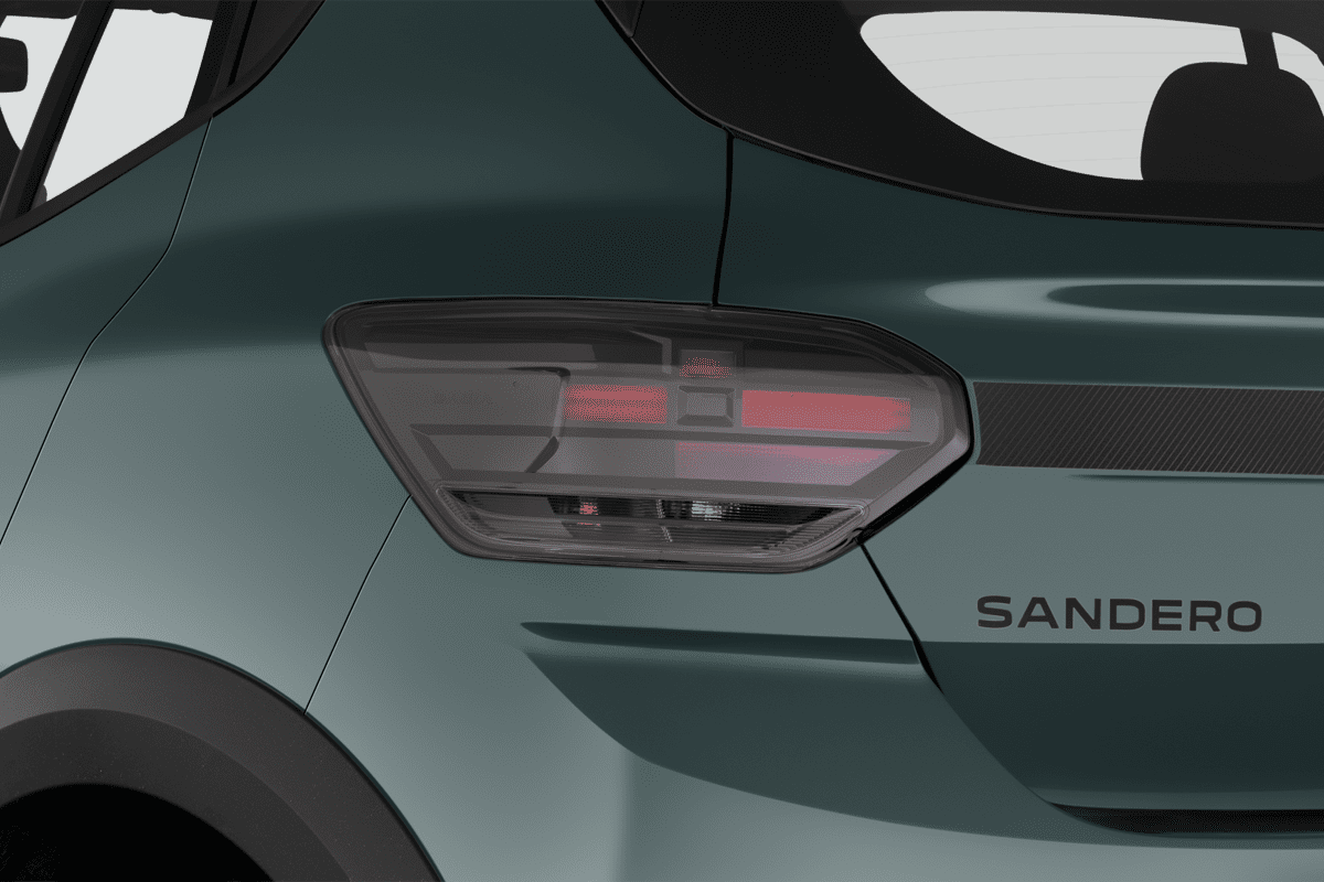 Heckleuchten eines Dacia Sandero Stepway (KI-generiert)