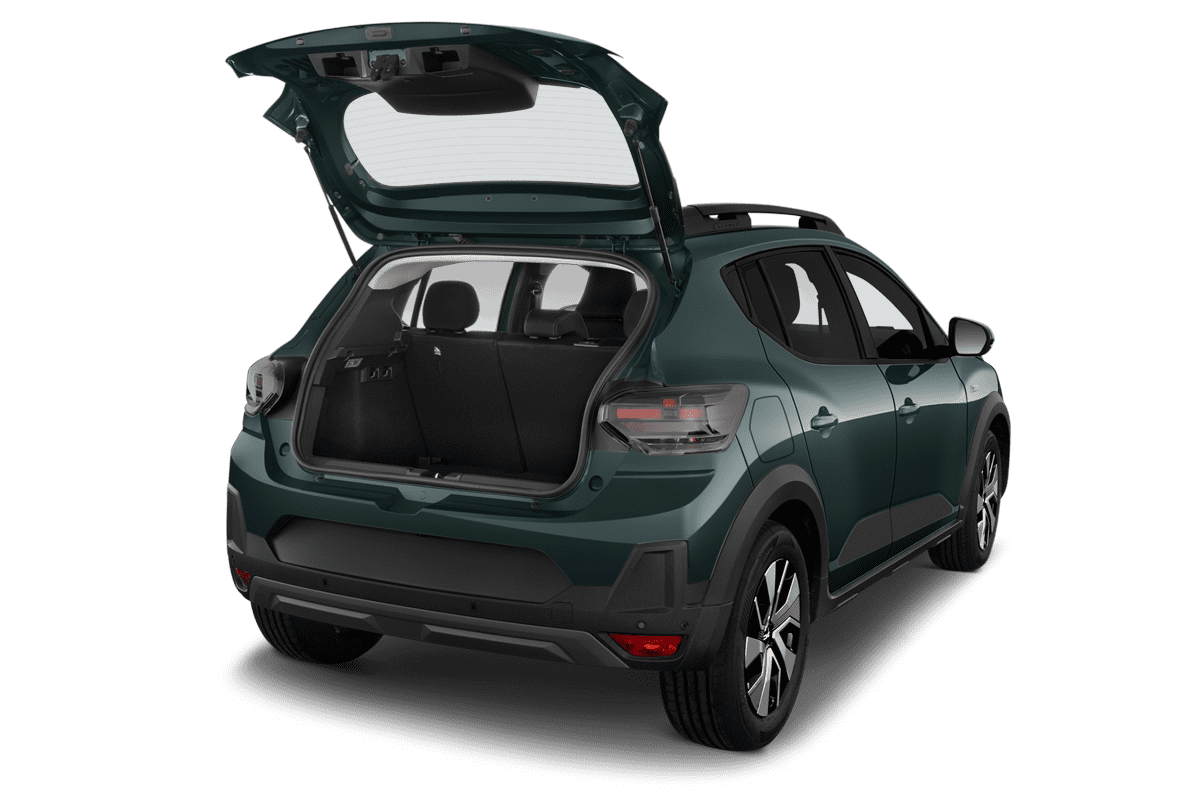 Kofferraum eines Dacia Sandero Stepway (KI-generiert)