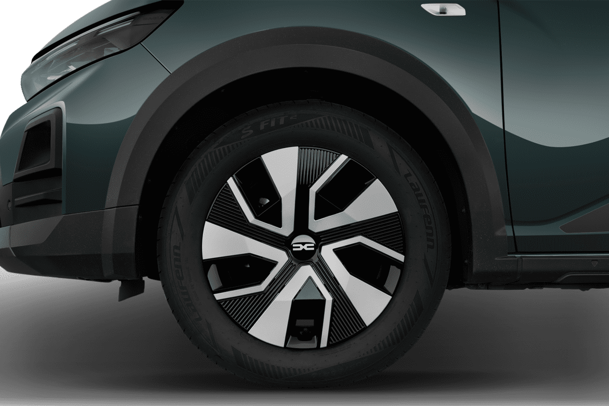 Radkappe oder Felge eines Dacia Sandero Stepway (KI-generiert)