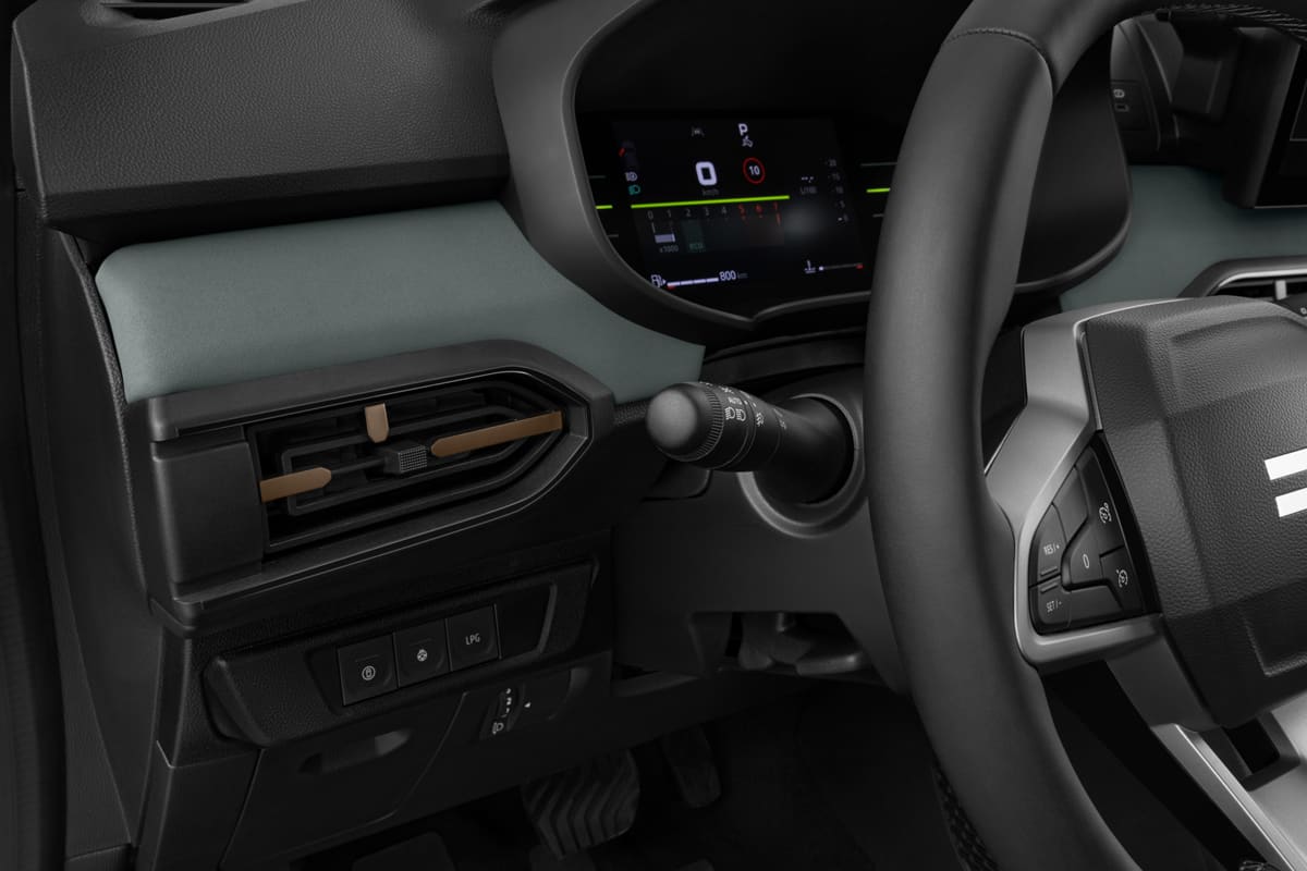 Lüftung eines Dacia Sandero Stepway (neues Modell)