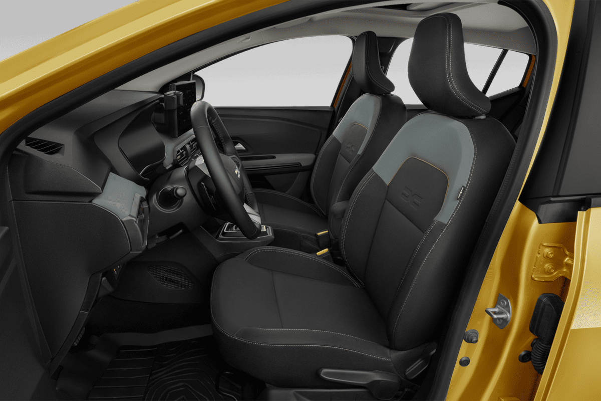 Vordersitze eines Dacia Sandero Stepway (neues Modell)