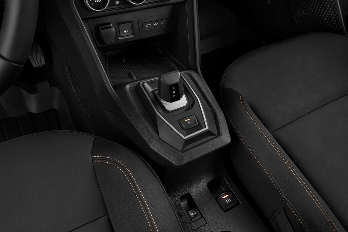 Schaltknüppel eines Dacia Sandero Stepway (neues Modell)