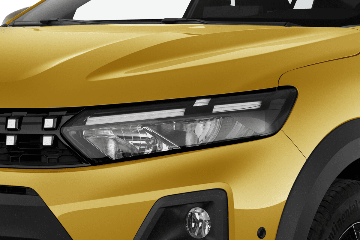Frontscheinwerfer eines Dacia Sandero Stepway (neues Modell)