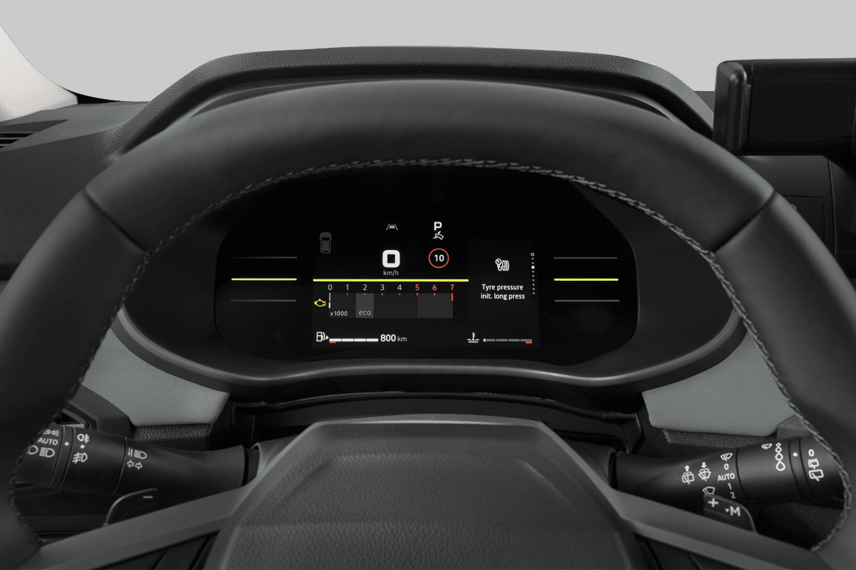 Kombiinstrument eines Dacia Sandero Stepway (neues Modell)