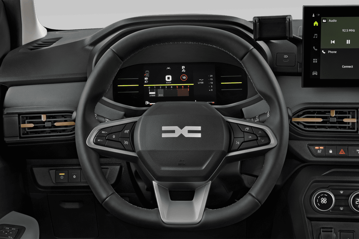Lenkrad eines Dacia Sandero Stepway (neues Modell)