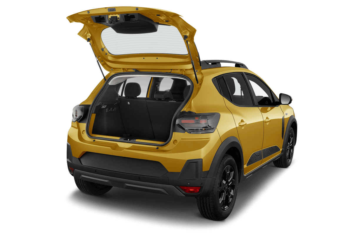 Kofferraum eines Dacia Sandero Stepway (neues Modell)
