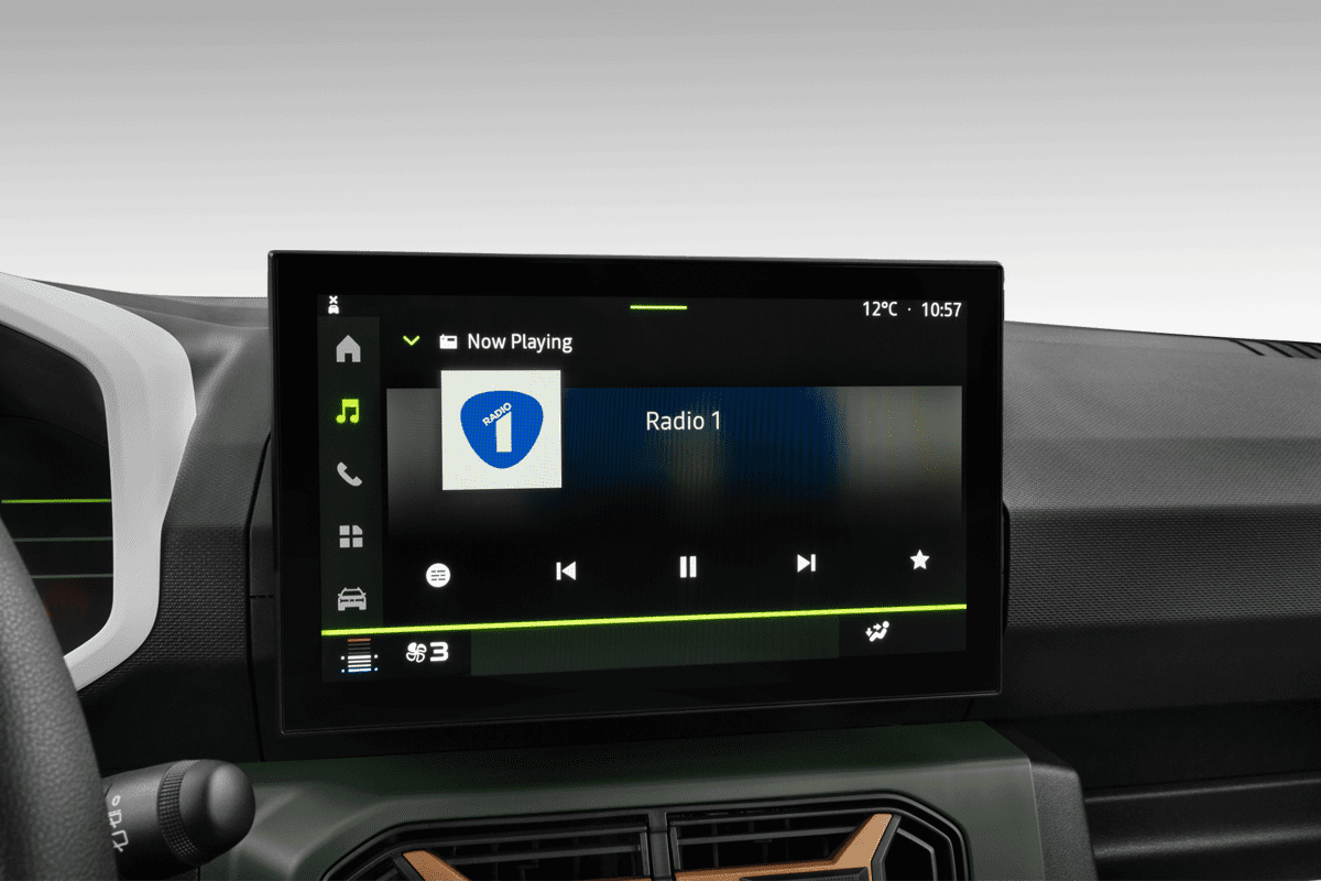 Audiosystem eines Dacia Spring