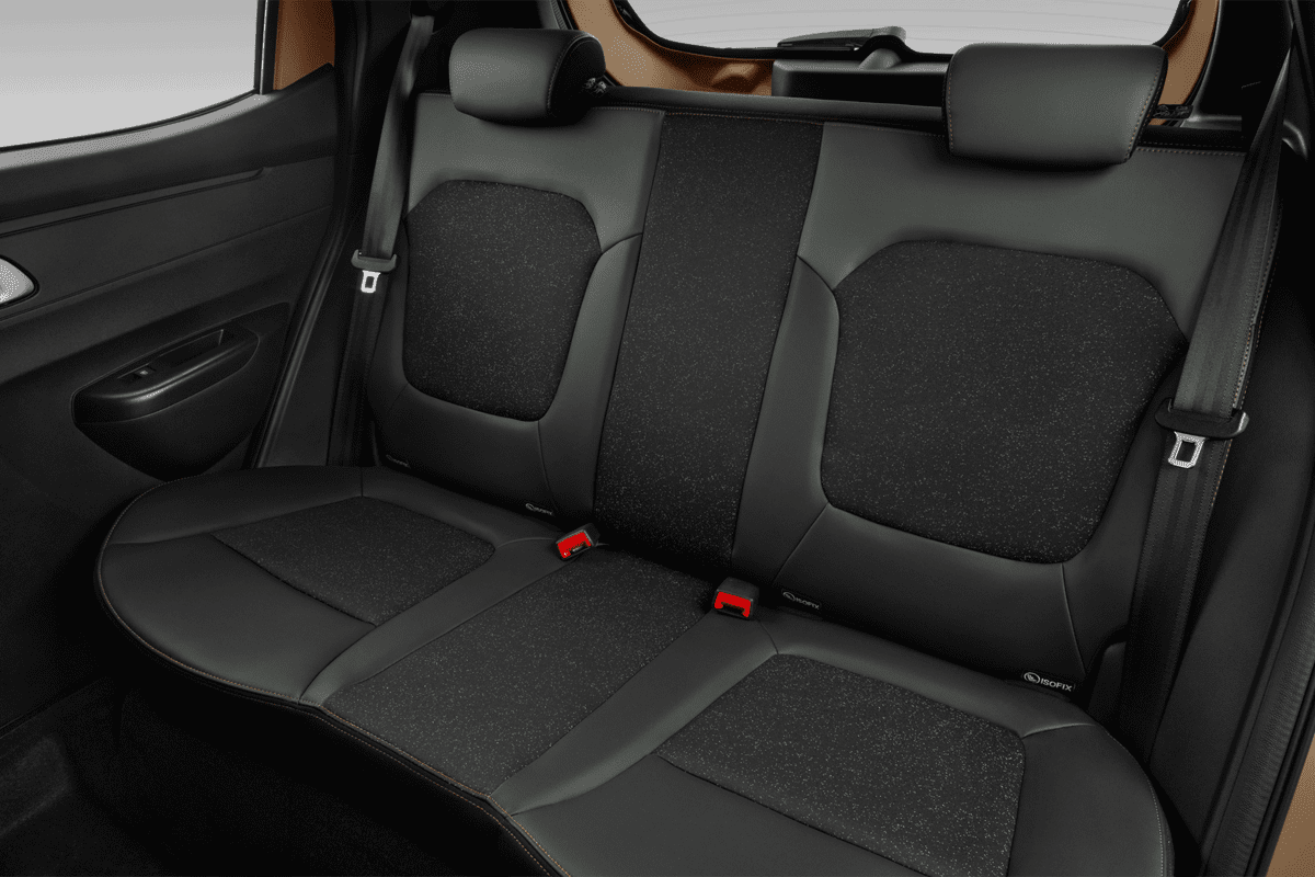 Rücksitzbank eines Dacia Spring