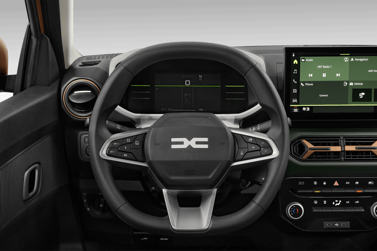 Lenkrad eines Dacia Spring