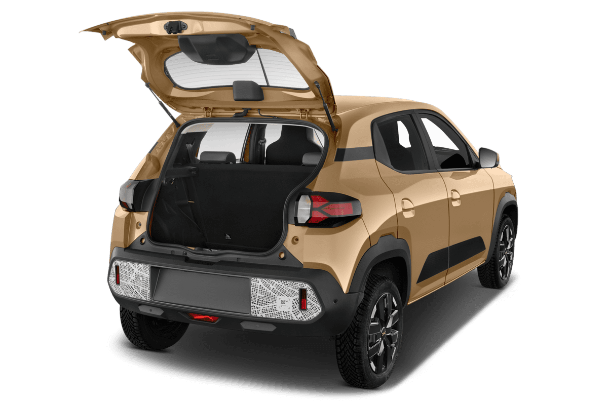 Kofferraum eines Dacia Spring