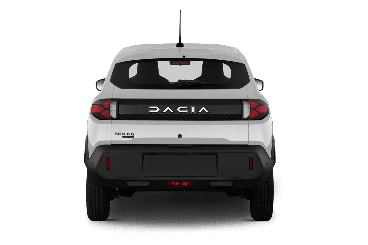 Heckansicht eines Dacia Spring