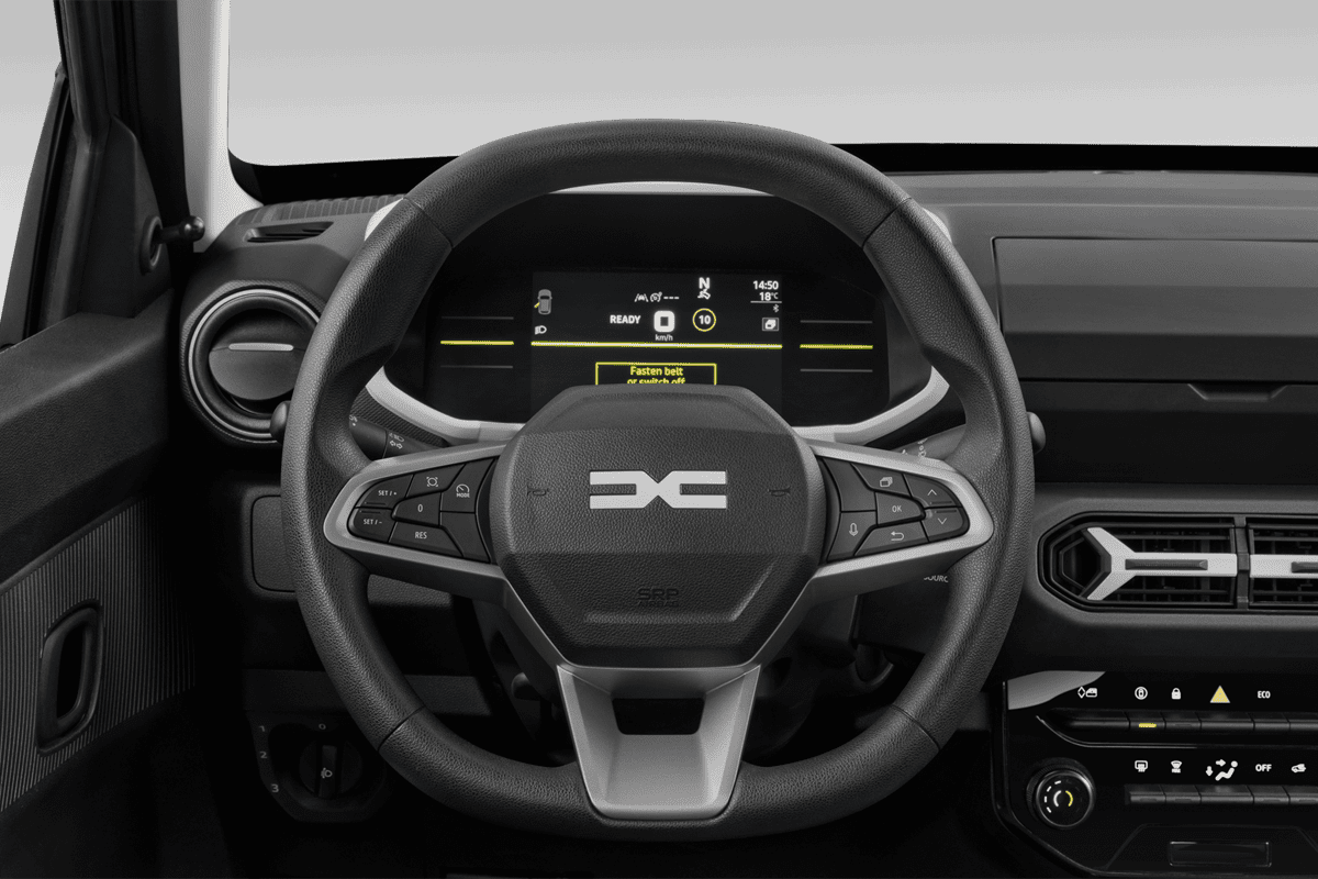 Lenkrad eines Dacia Spring