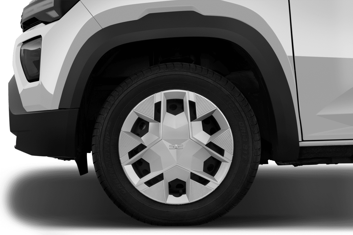 Radkappe oder Felge eines Dacia Spring