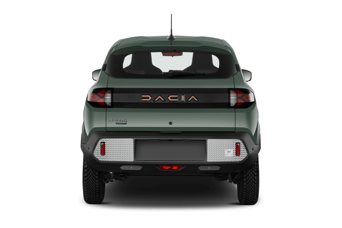 Heckansicht eines Dacia Spring