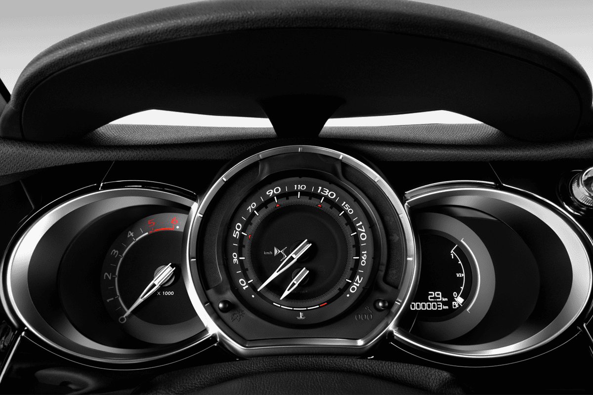 Kombiinstrument eines DS 3 Cabrio