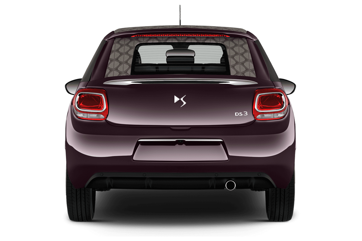Heckansicht eines DS 3 Cabrio