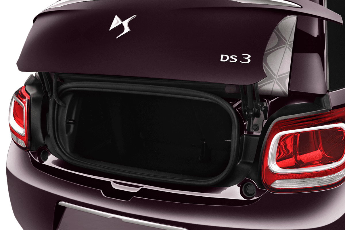 Kofferraum eines DS 3 Cabrio