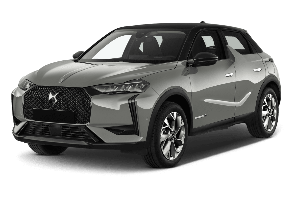 Schräge Frontansicht eines DS 3, freigestellt